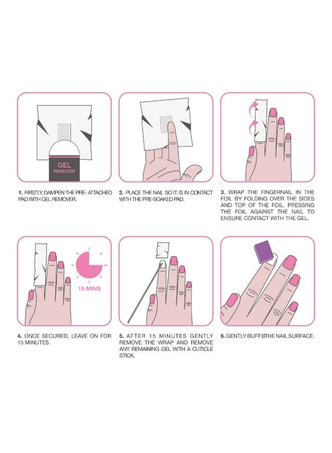 نوفل مجموعة لإزالة طلاء أظافر الجل بنفسجي - Image 3