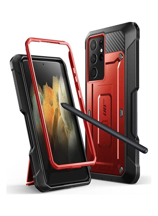 SupCase Ub Pro Series Case For Samsung Galaxy S21 Ultra 5G(2021 Release) Red - Image 1