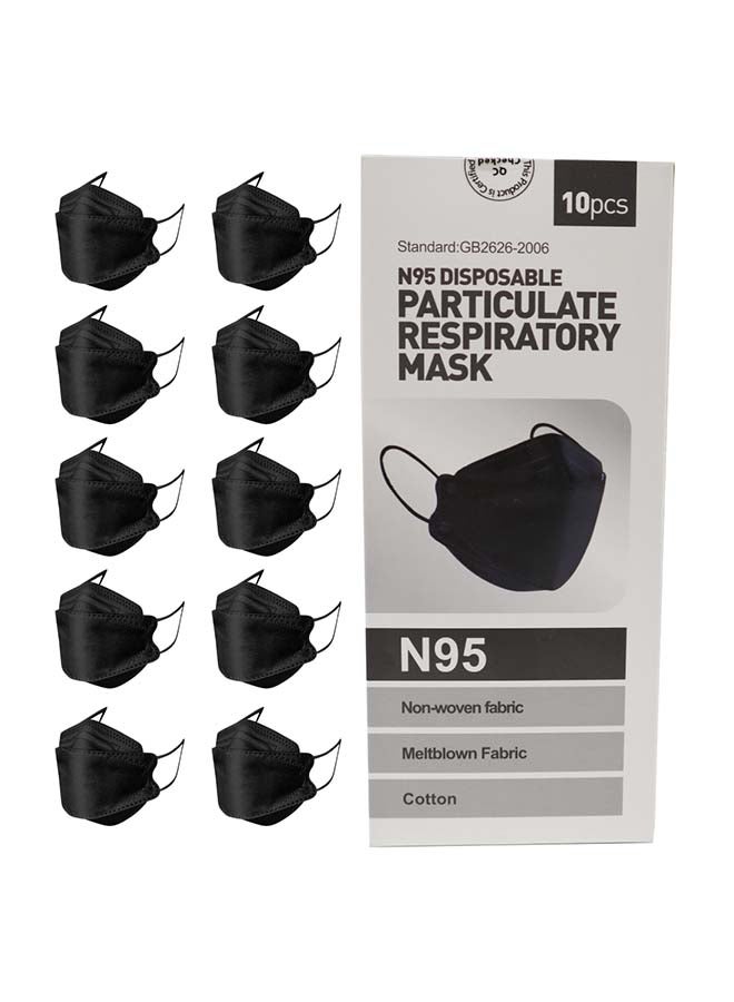 Generic Pack Of 10 Pieces N95 Disposable Particulate Respiratory Face Mask  - Image 1