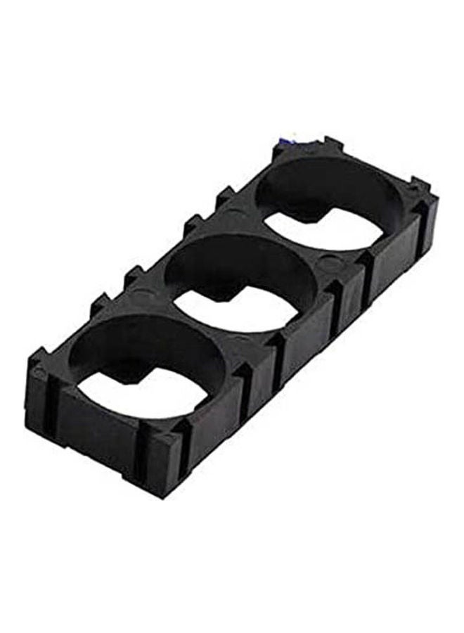 10Pcs 1×3 Cell Spacer Holder 18650 Lithium Battery Black