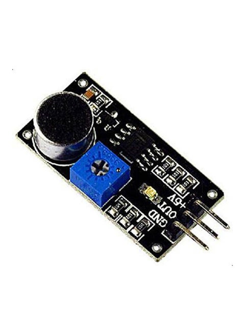 Sound Detection Sensor Module Sensor Intelligent Vehicle For Arduino car Black