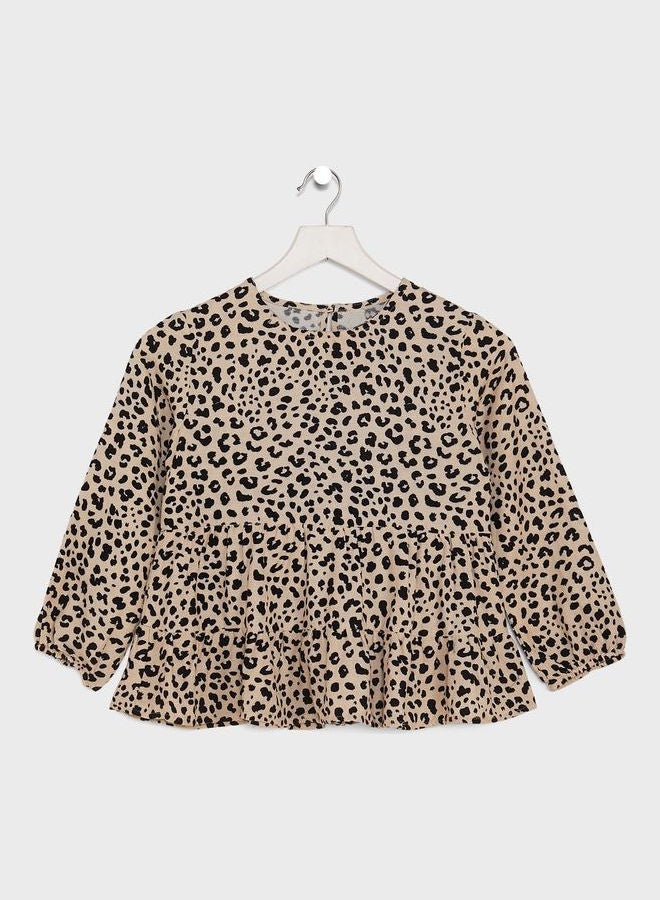 Basicxx - Youth Pleated Top For Girls Multicolour - Image 1