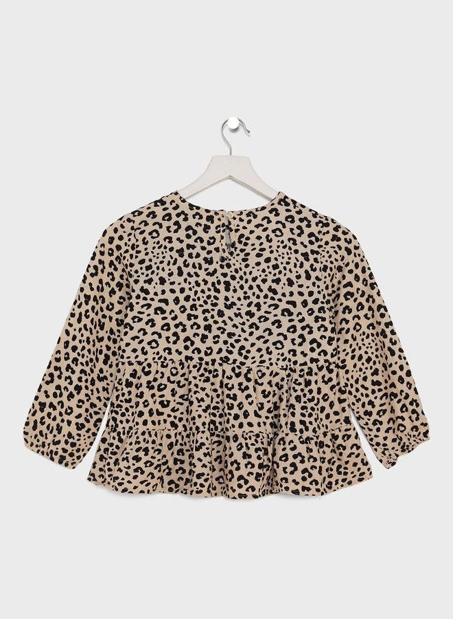 Basicxx - Youth Pleated Top For Girls Multicolour - Image 1