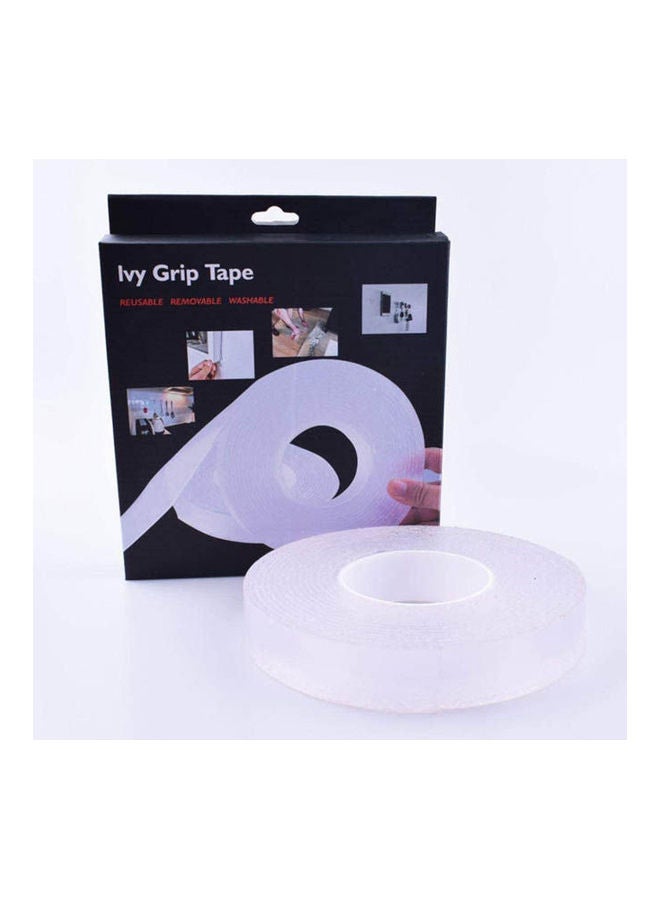Ivy Monkey Grip Reusable Washable Adhesive Silicone Tape  Multi-Functional Anti-Slip Double Sided Sticky Strips Clear 3mm  - Image 1
