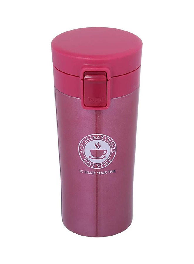 Stainless Steel Mug With Internal Filter And Safety Lock Red