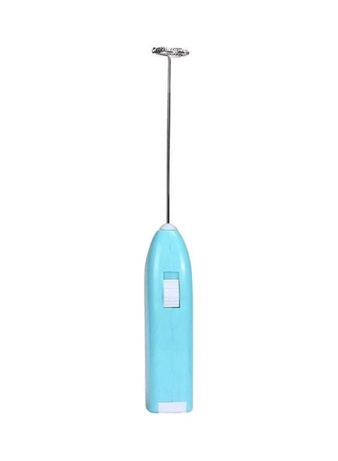 Generic - Electric Handheld Milk Frother Whisk Battery Operated Egg Beater Hand Blender Foam Maker For Coffee Latte Cappuccino Hot Chocolate Drink Mixer Blue - Image 1