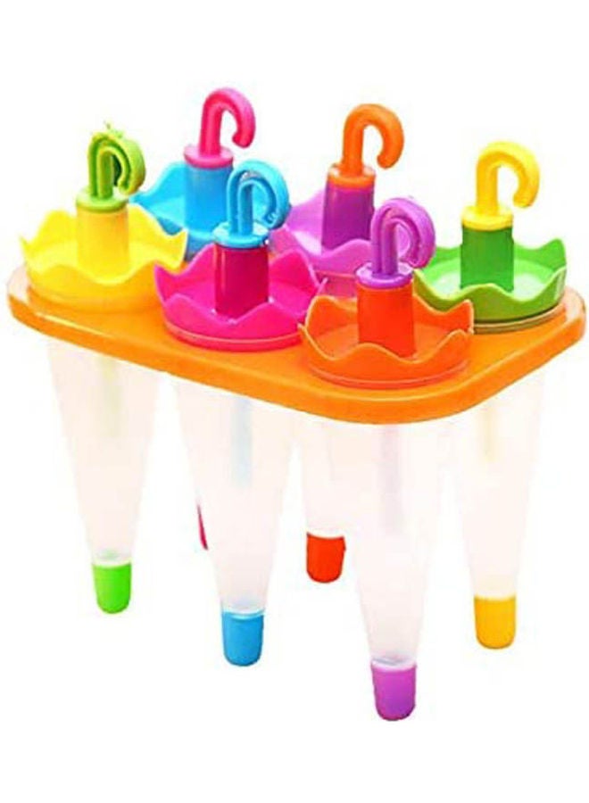 Generic - New Ice Making Summer Umbrella Shape Diy Ice Cream Mould Pops Juice Popsicle Mould Pudding Jelly Molds Children Kitchen Tools Multicolour - Image 1