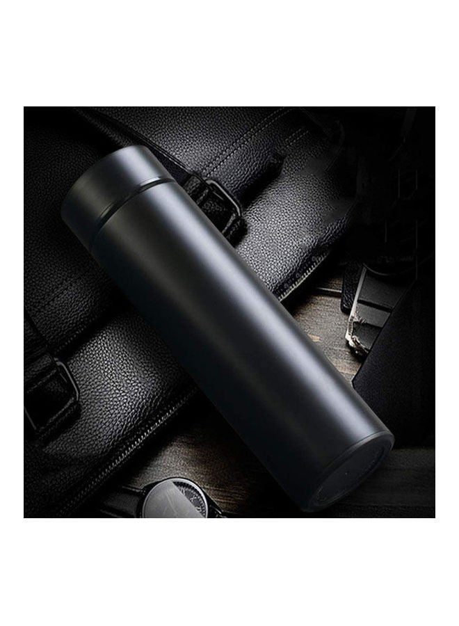 تشامبيون 8 Vacuum Thermos Led Temperature Display Water Bottle Stainless Steel Black 500ml  - Image 2