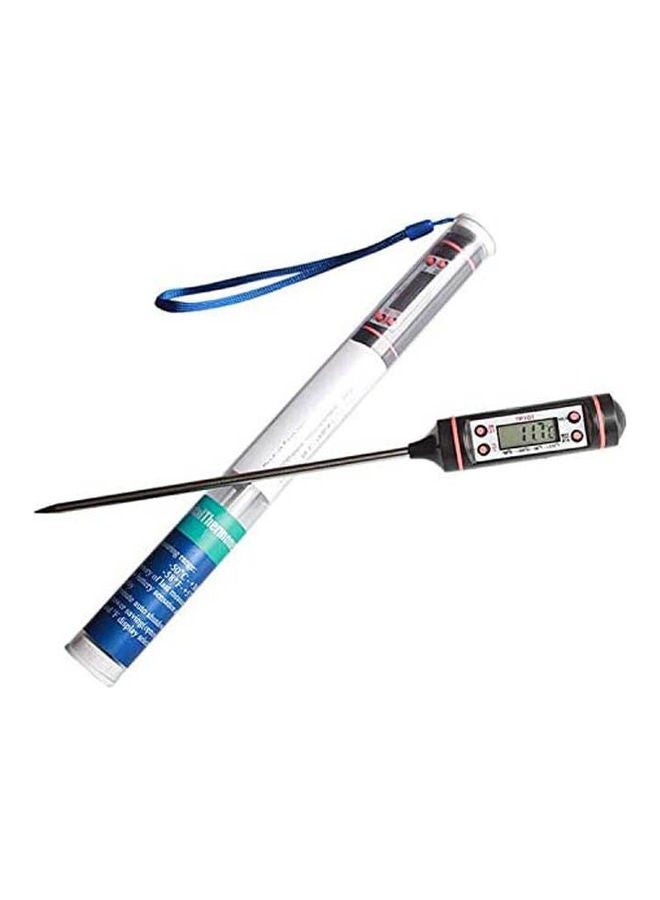 2 Pack Meat Thermometer Digital Cooking Thermometer With Case Black  - Image 1