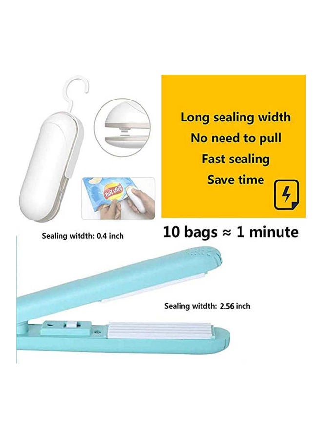 KASTWAVE Mini Food Bag Heat Sealing Machine Handheld Blue - Image 2