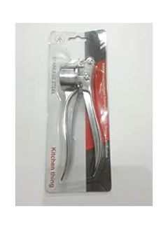 Generic Stainless Steel Garlic Press Silver 