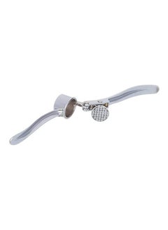 Generic Stainless Steel Garlic Press Silver 