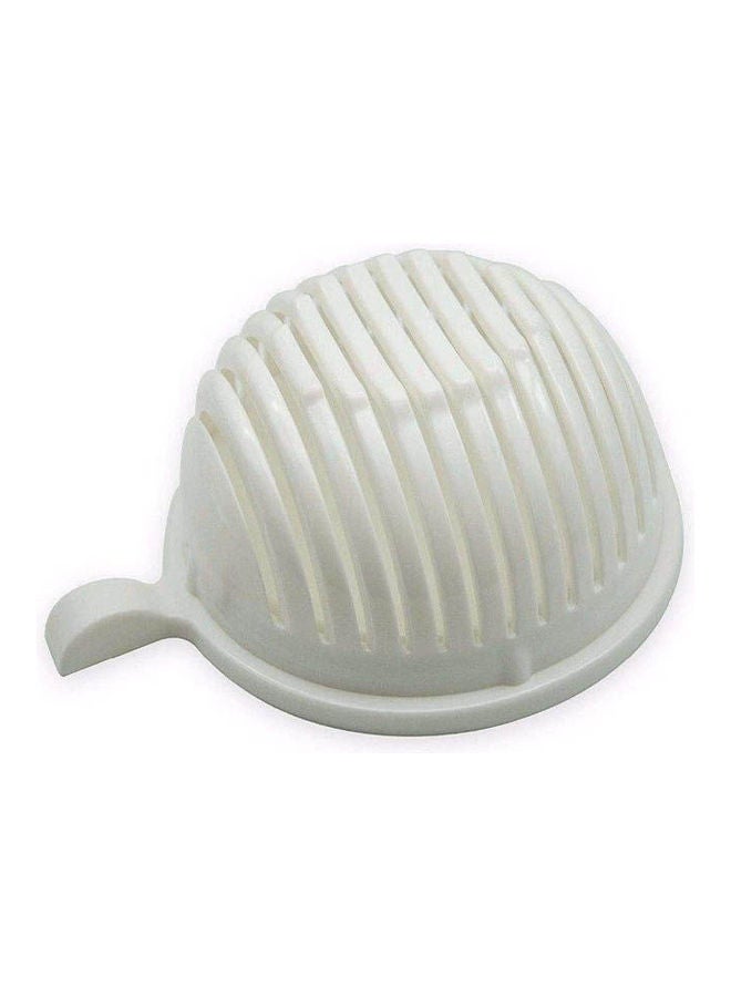 60 Second Fresh Salad Maker Cutter Bowl Slicer Vegetable Easy Washer Chopper White - Image 1