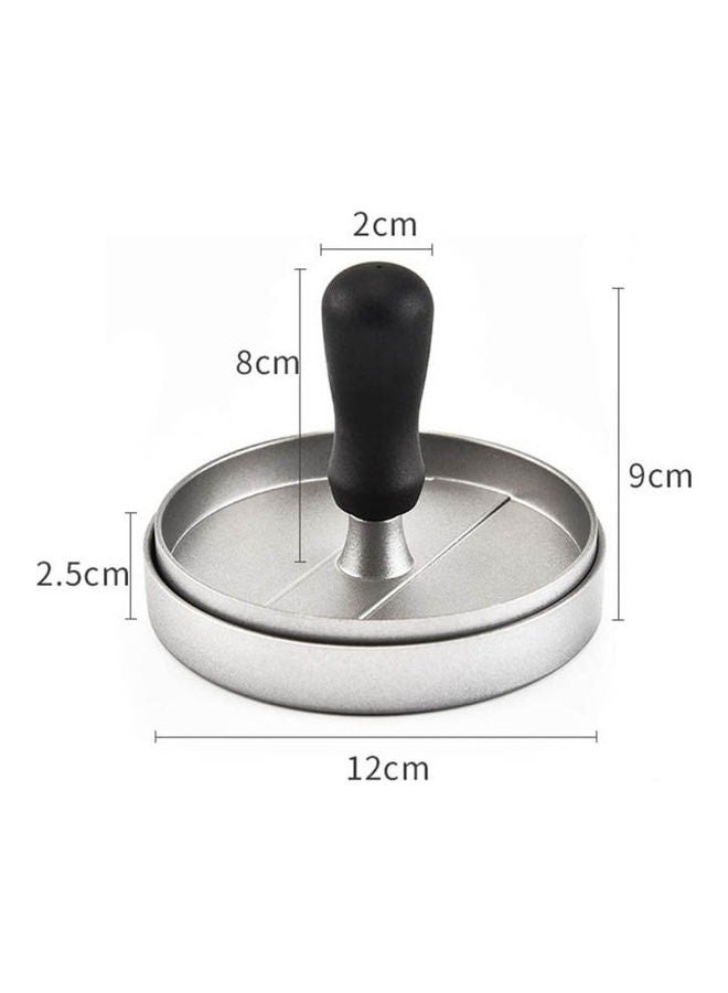 Nyganmelloz Burger Press - Aluminum Hamburger Patty Maker For Stuffed Burgers - Quality Bbq Grilling Accessories silver - Image 2