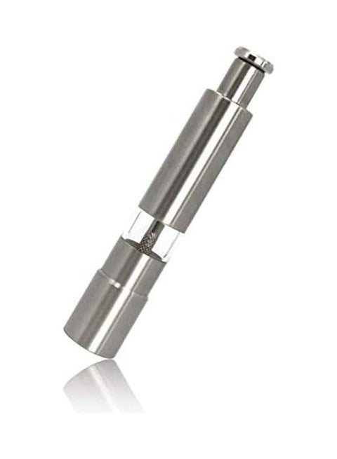 Pepper Grinder, Hand Pump And Grind Mills, Premium Stainless Steel Set Of 1 Silver