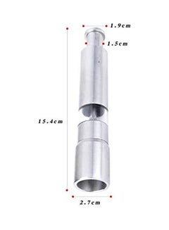 Generic Pepper Grinder, Hand Pump And Grind Mills, Premium Stainless Steel Set Of 1 Silver  - Image 2