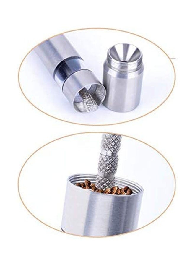 Generic - Pepper Grinder, Hand Pump And Grind Mills, Premium Stainless Steel Set Of 1 Silver - Image 1