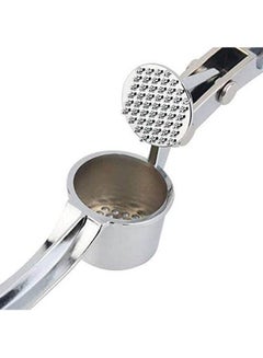 Generic Stainless Steel Kitchen Tool Gadget Ginger Garlic Press Nut Cracker Crusher Silver 
