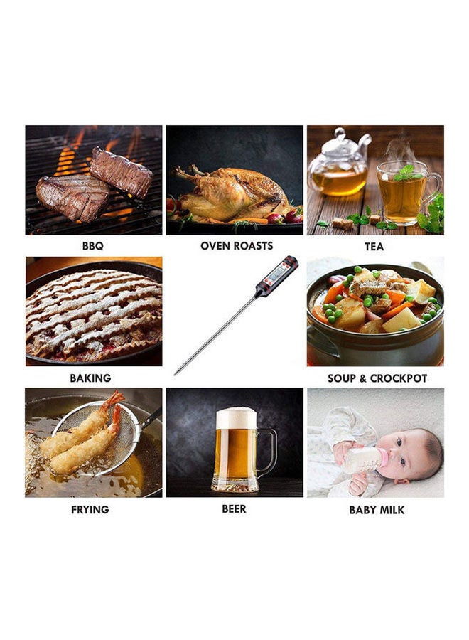 نيغانميلوز Cooking Thermometer With Instant Read Black  - Image 3