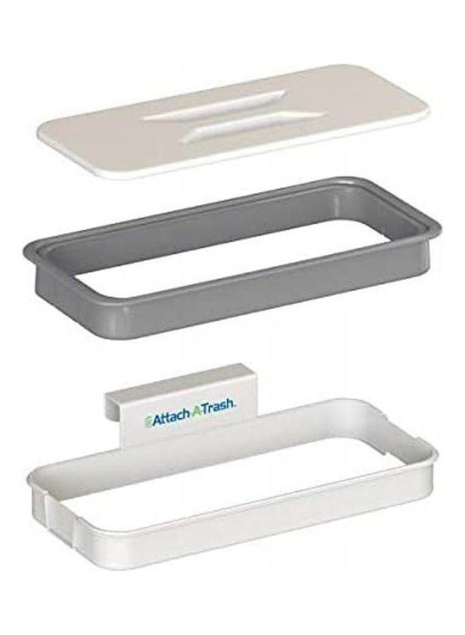 Edencomer Attach A Trash - Hanging Trash Bag Holder White 190gcm  - Image 2