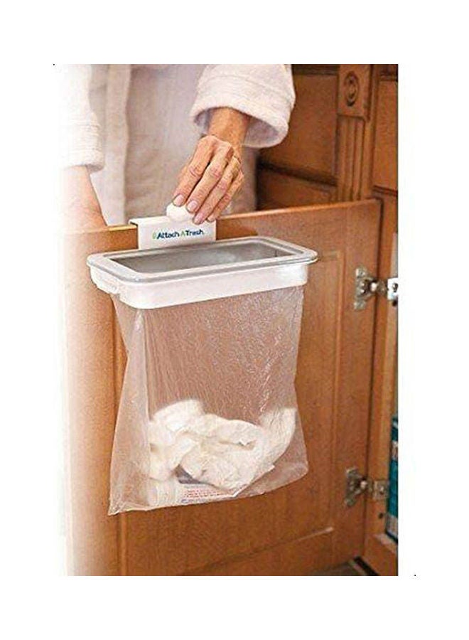 Edencomer Attach A Trash - Hanging Trash Bag Holder White 190gcm  - Image 3