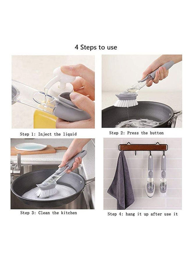 تيسلا-تيك Dish Brush With Soap Dispenser Multicolour - Image 2