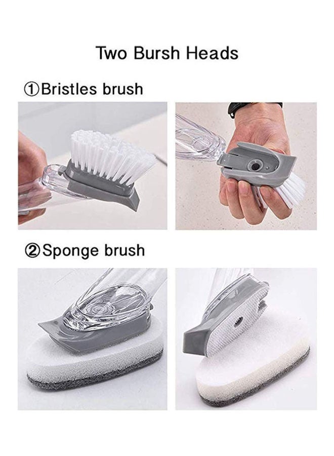 تيسلا-تيك Dish Brush With Soap Dispenser Multicolour - Image 3