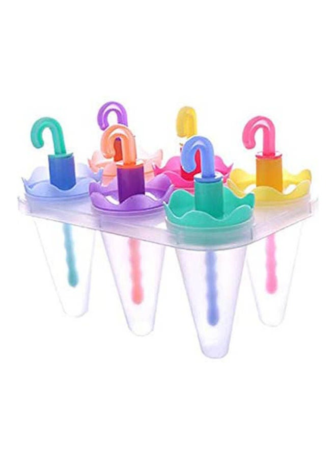 Set Of 6 Popsicle Molds Ice Pop Makers Ice Pop Molds Ice Bar Maker Plastic Popsicle Mold Multicolour