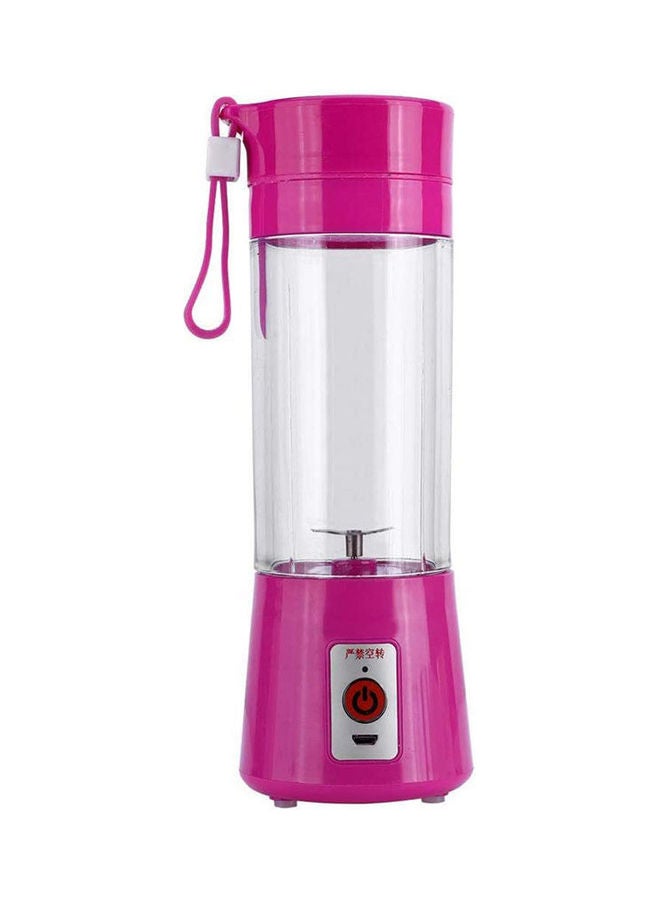 Portable Rechargeable USB Juicer Fruit Juice Extractor Handheld Bottle Pink