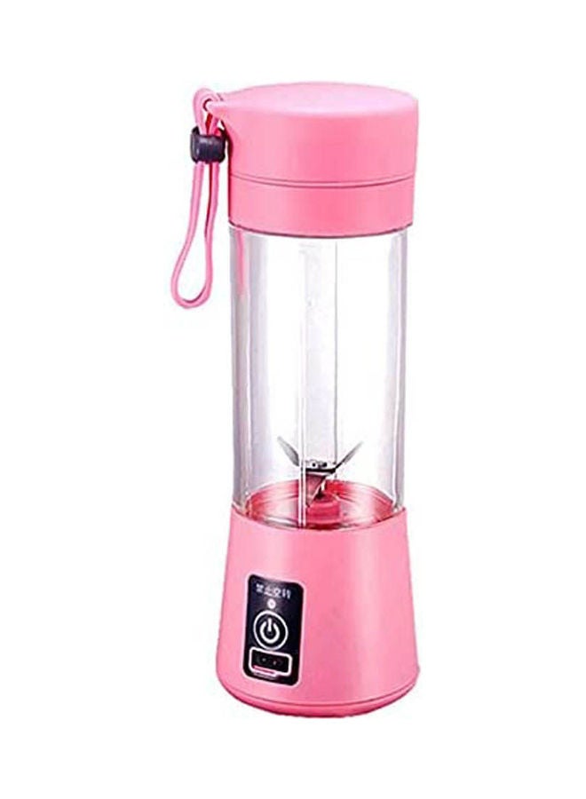 DAIWEINA School Usb Mini Electric Fruit Juicer Handheld Smoothie Maker 380Ml Blender Juice Cup Pink 