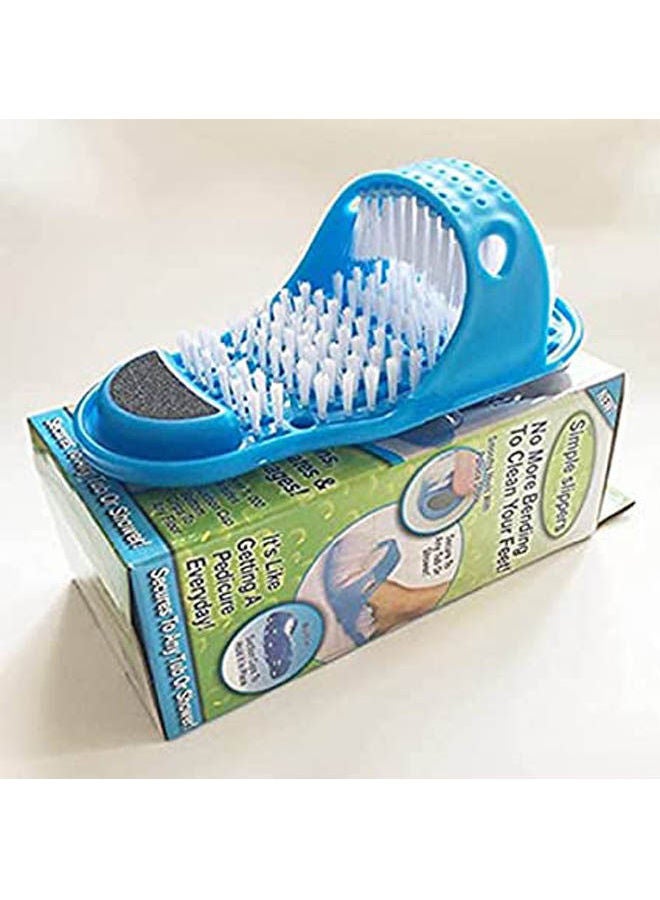 Generic Shower Foot Massager Scrubber Grooming Feet Tool Bathroom Callous Remover Strong Mineral Heads Boost Circulation And Provide A Deep Clean Bathroom Brush Cleaning Slipper Massage Scrubber With Sucker 