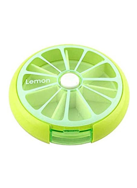 Rotating Portable Dispensing Fruit Pill Box Carrying Mini Pill Box Seven Pill Box One Week Pill Box