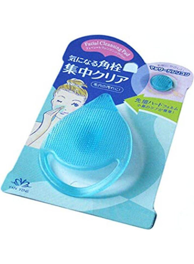 Silicone Blackhead Remover Brush Exfoliating Facial Cleanser Blue