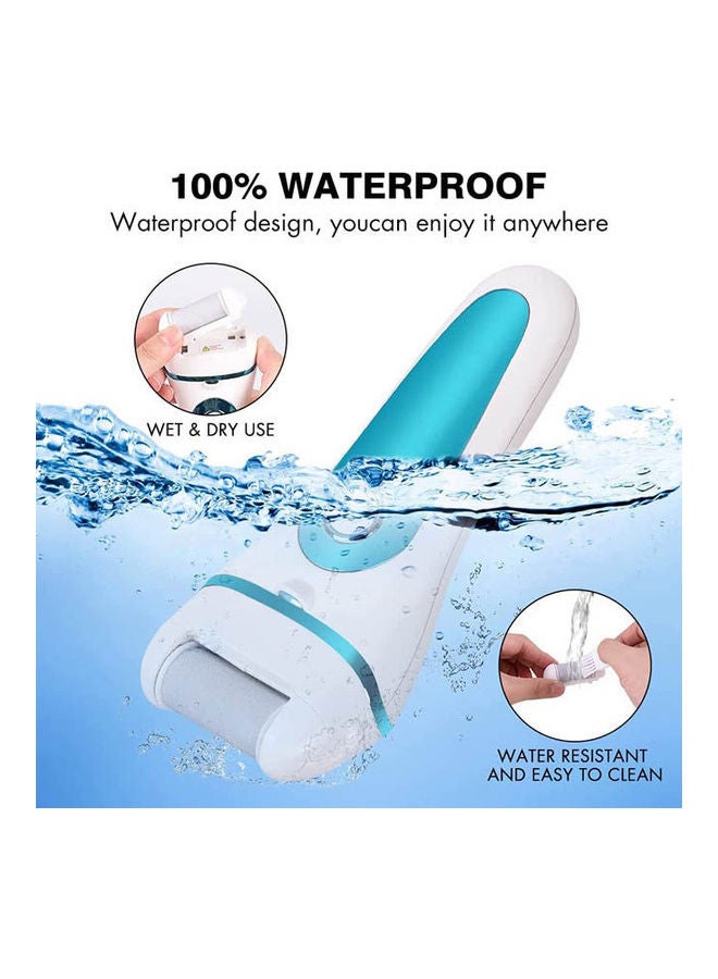 Generic - Electric Callus Remover Usb Rechargeable Led Waterproof Pedicure Tool Adjustable Speed Level With 3 Roller Heads - Image 1