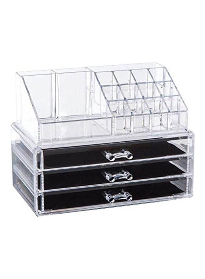 Acrylic Cosmetic Organizer Makeup Holder Display Clear - Image 1