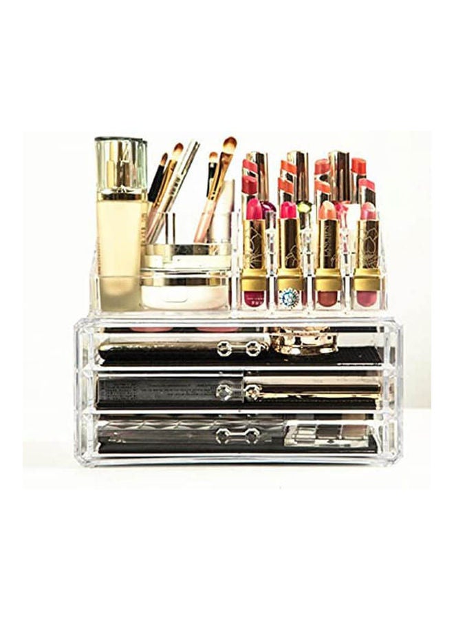 Acrylic Cosmetic Organizer Makeup Holder Display Clear - Image 2