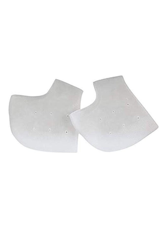Generic Heel Spur Relief Cushion Protector Sleeve Unisex Silicone Moisturizing Heel Sock Cracked Skin Pain Relieve Pedicure  - Image 1