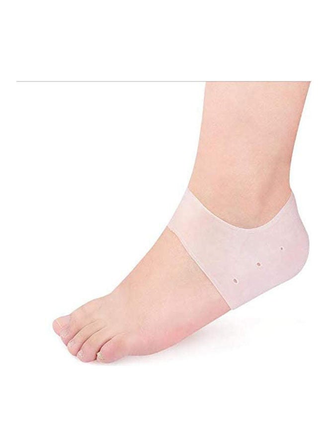 Generic Heel Spur Relief Cushion Protector Sleeve Unisex Silicone Moisturizing Heel Sock Cracked Skin Pain Relieve Pedicure  - Image 2