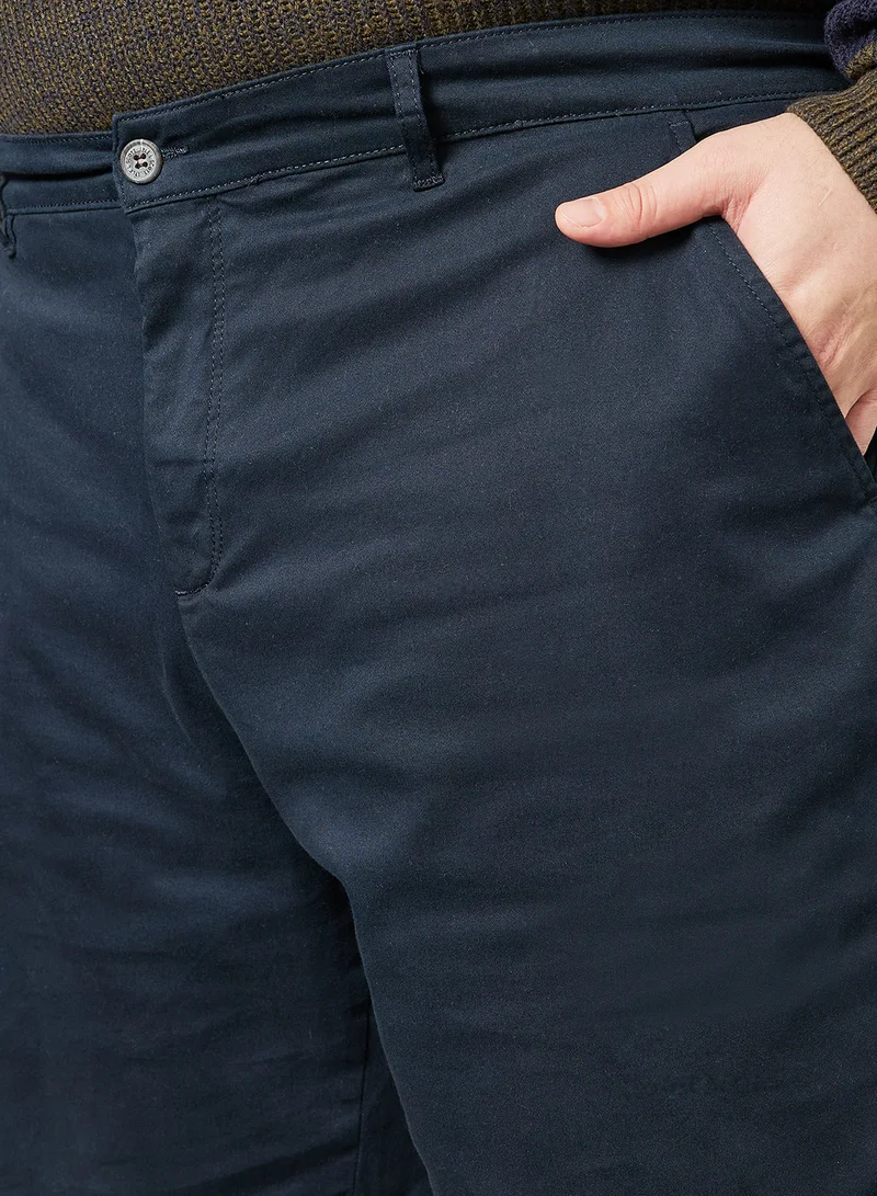 Lyle & Scott Plus Size Chino Shorts Dark Navy
