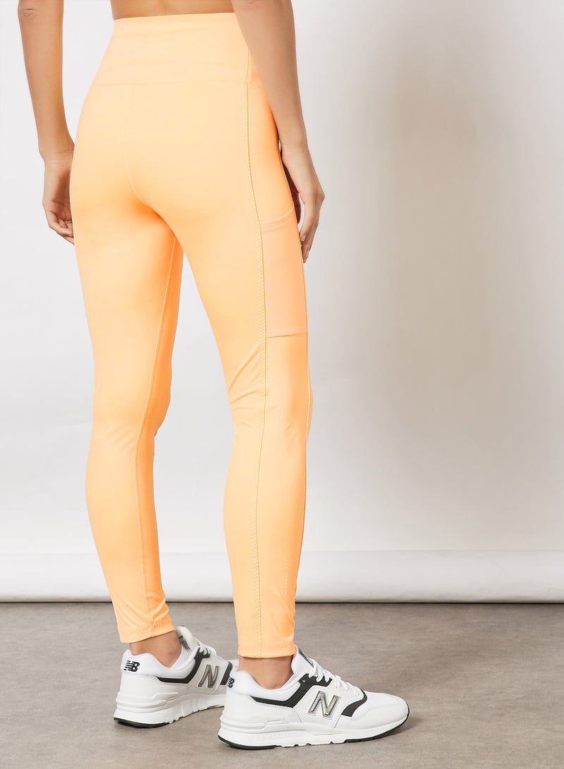New Balance - All Terrain Running Legging Yellow - Image 1
