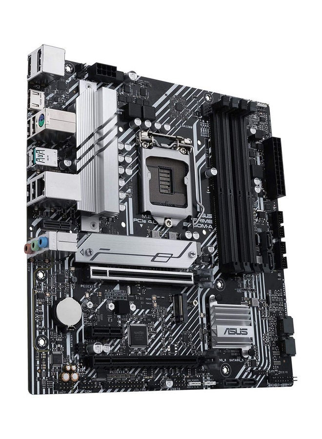ASUS - PRIME B560M-A Gaming Motherboard Black - Image 1