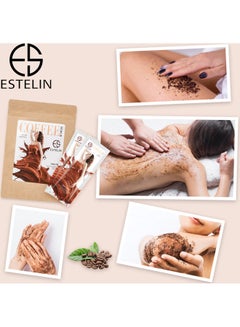 ESTELIN Pack of 7 100% Pure Natural Body Scrub Coffee 30grams  - Image 2