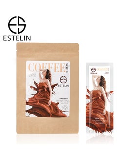 ESTELIN Pack of 7 100% Pure Natural Body Scrub Coffee 30grams  - Image 1