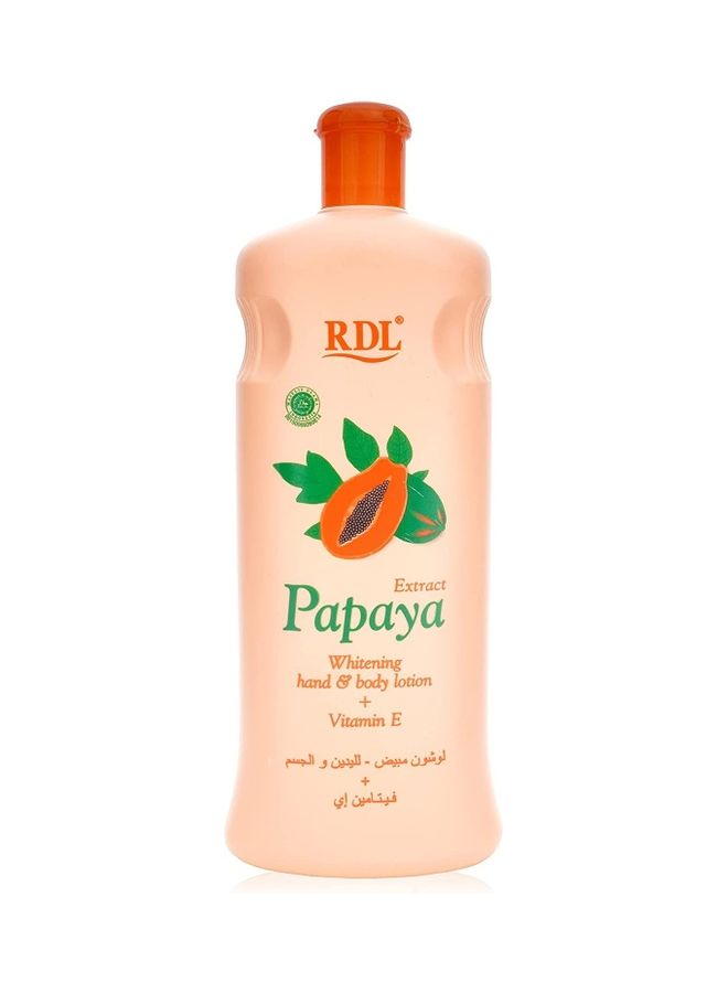 RDL - Papaya Hand And Body Whitening Lotion 1800ml - Image 1