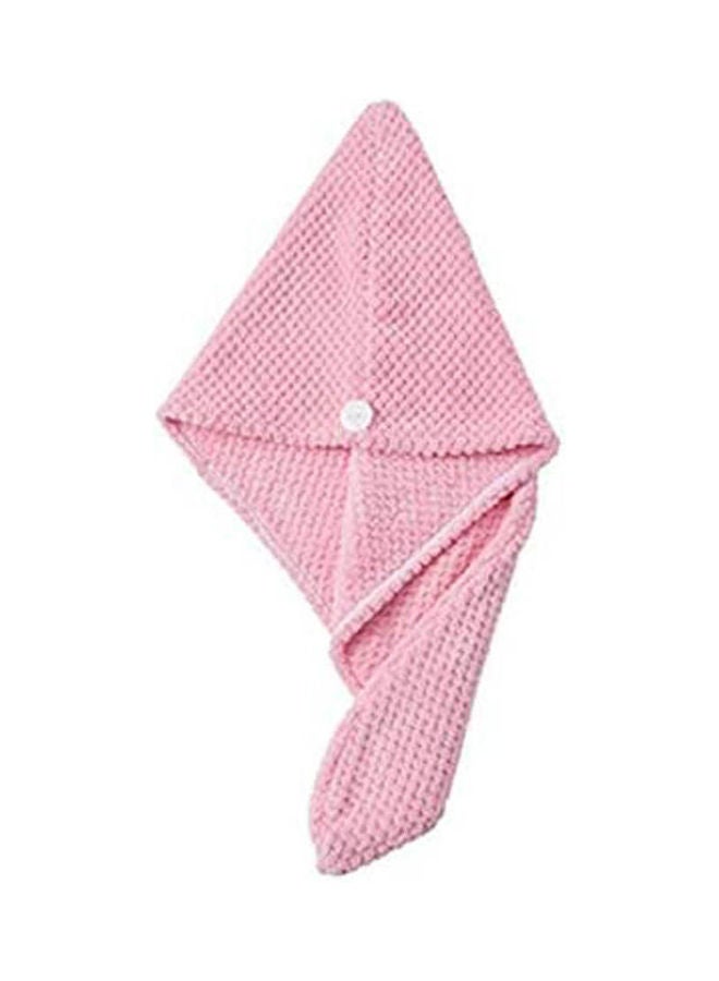 Quickly Dry Hair Hat Strong Water Absorption Wrapped Towel Bathing Cap Hair Speed Dry Shower Cap Pink