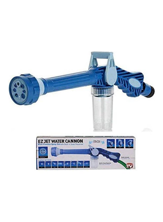 ماركة غير محددة Jet Water Cannon 8 In 1 Turbo Water Spray Gun Blue  - Image 2