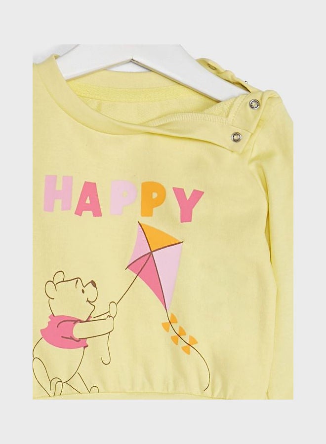 Disney - Infant Winnie The Pooh Sweatshirt Yellow - Image 1