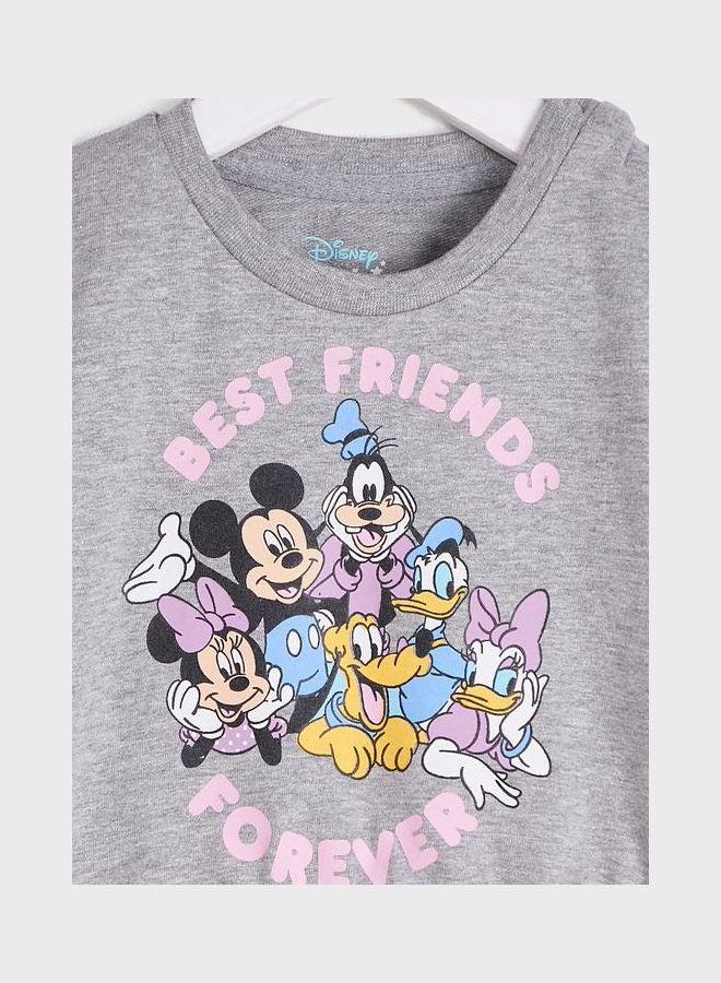 Disney - Infant Mickey & Friends Sweatshirt Grey - Image 1