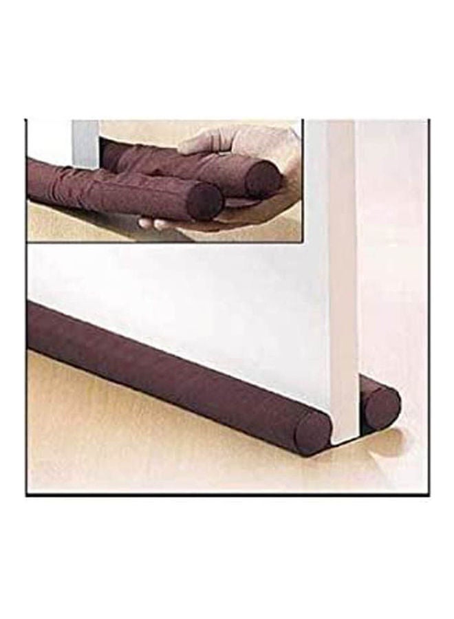 Generic - Set Of 2 Dust Blocker For Door And Windows Brown 34.2 x 12.8 x 8.8cm - Image 1