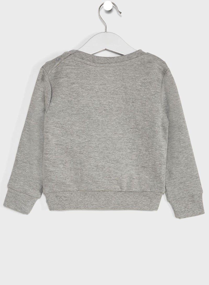 Disney - Infant Minnie & Daisy Sweatshirt Grey - Image 1